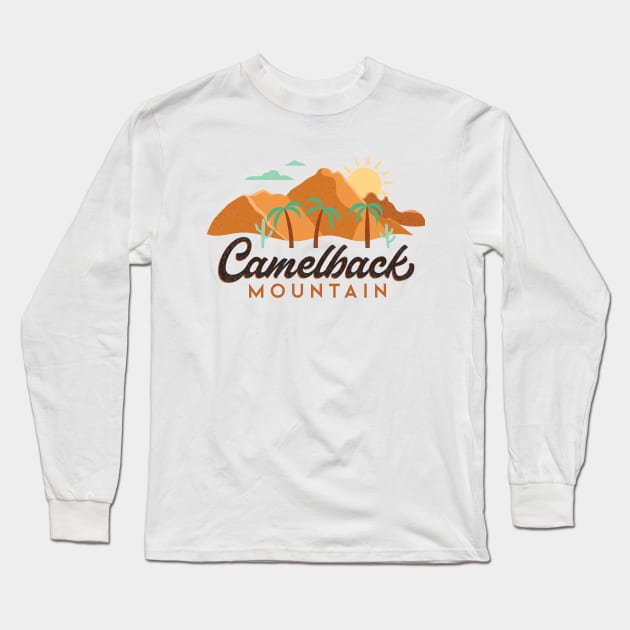 Camelback Mountain Long Sleeve T-Shirt by DreamBox